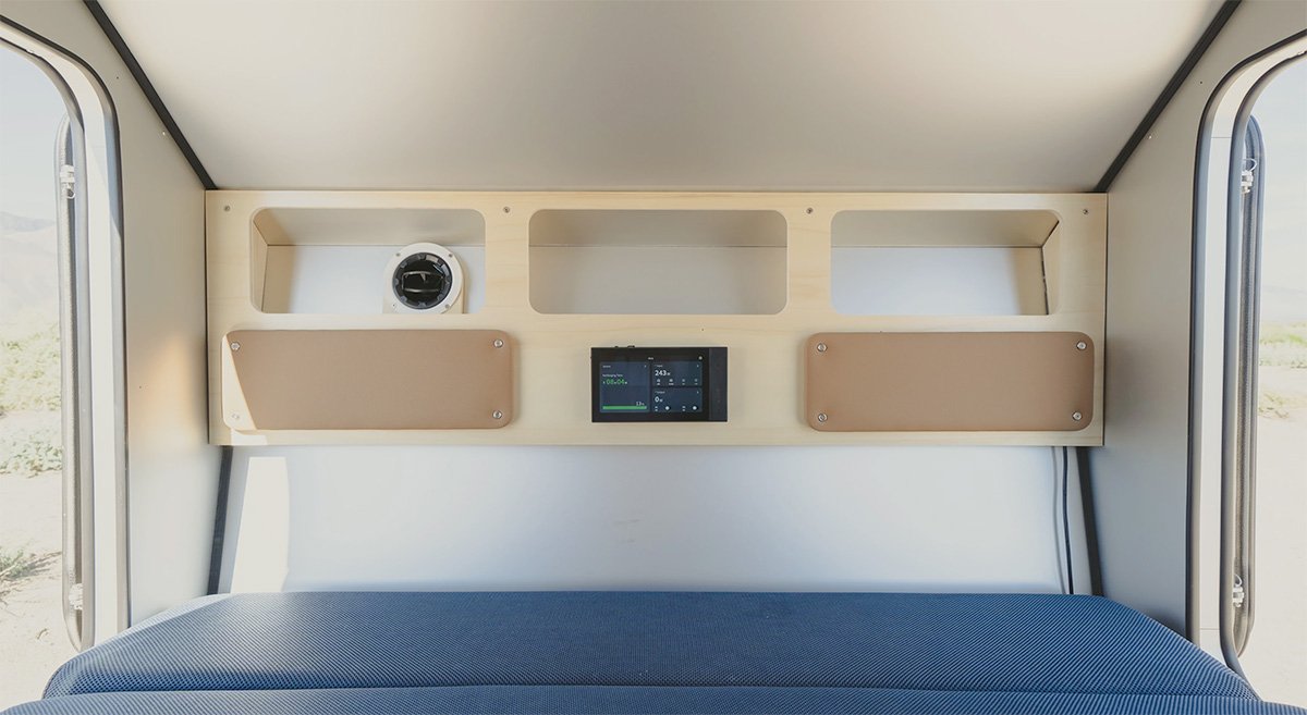Polydrops XP19 Trailer Off-grid Travel Interior