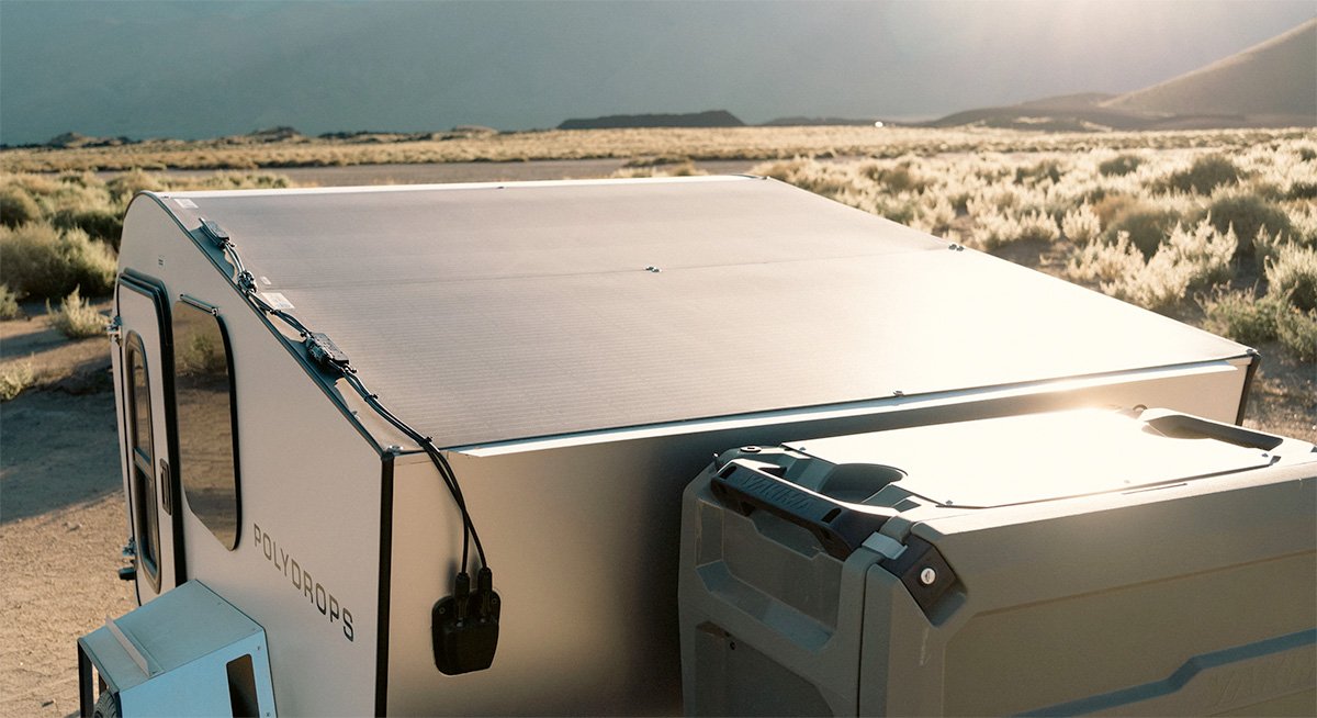 Polydrops XP19 Trailer Off-grid Travel Solar Panel