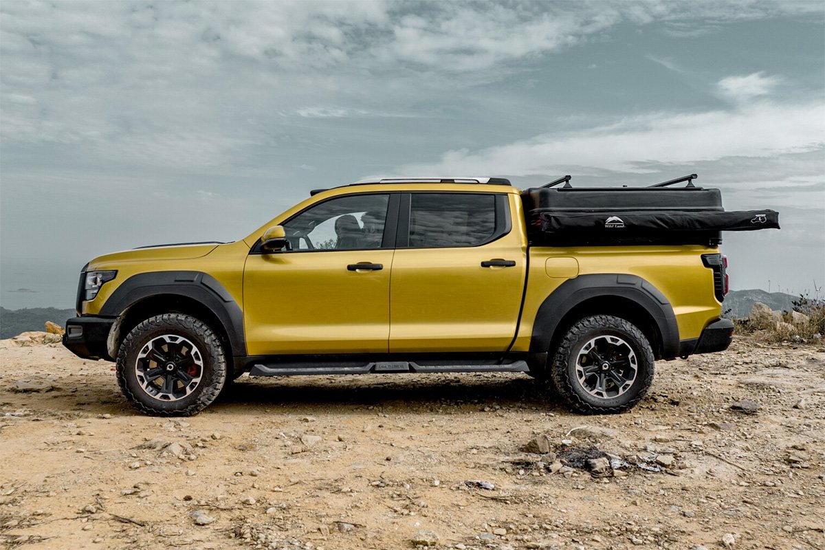 Wild Land Safari Truck Camper Packed Down