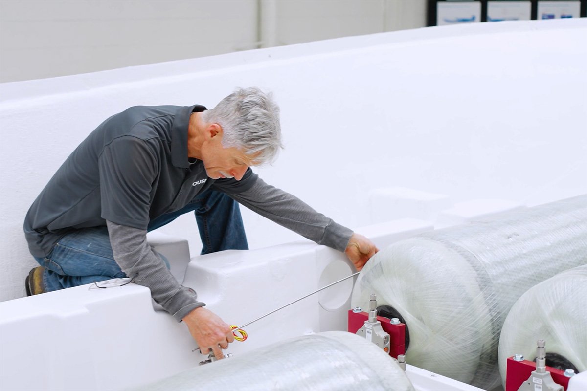 Yamaha Hydrogen Outboard Prototype Boat Roush Assembly
