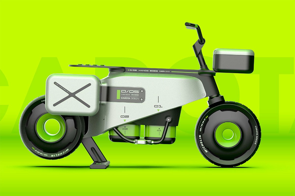 D05 Electric Delivery Scooter Concept