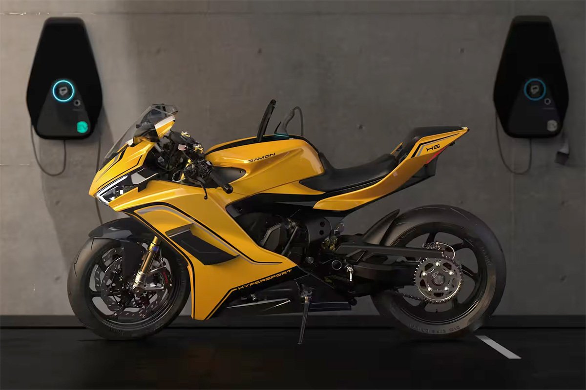 Damon Motorcycles Fast Charging