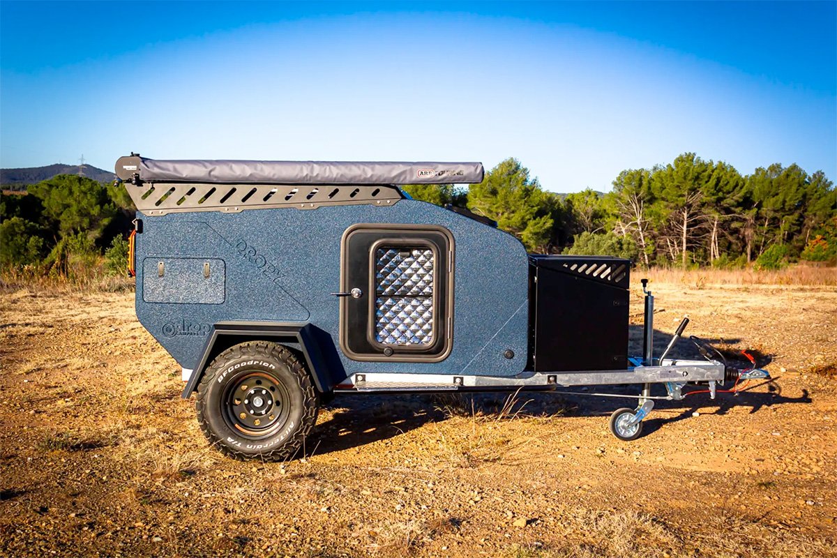 Dropy All-terrain Teardrop Micro-camper Unique Shape