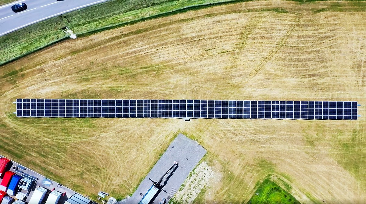 Mobile Solar Container SolarCont Setup Complete