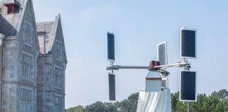 Soleolico Wind Turbine with Solar Panels