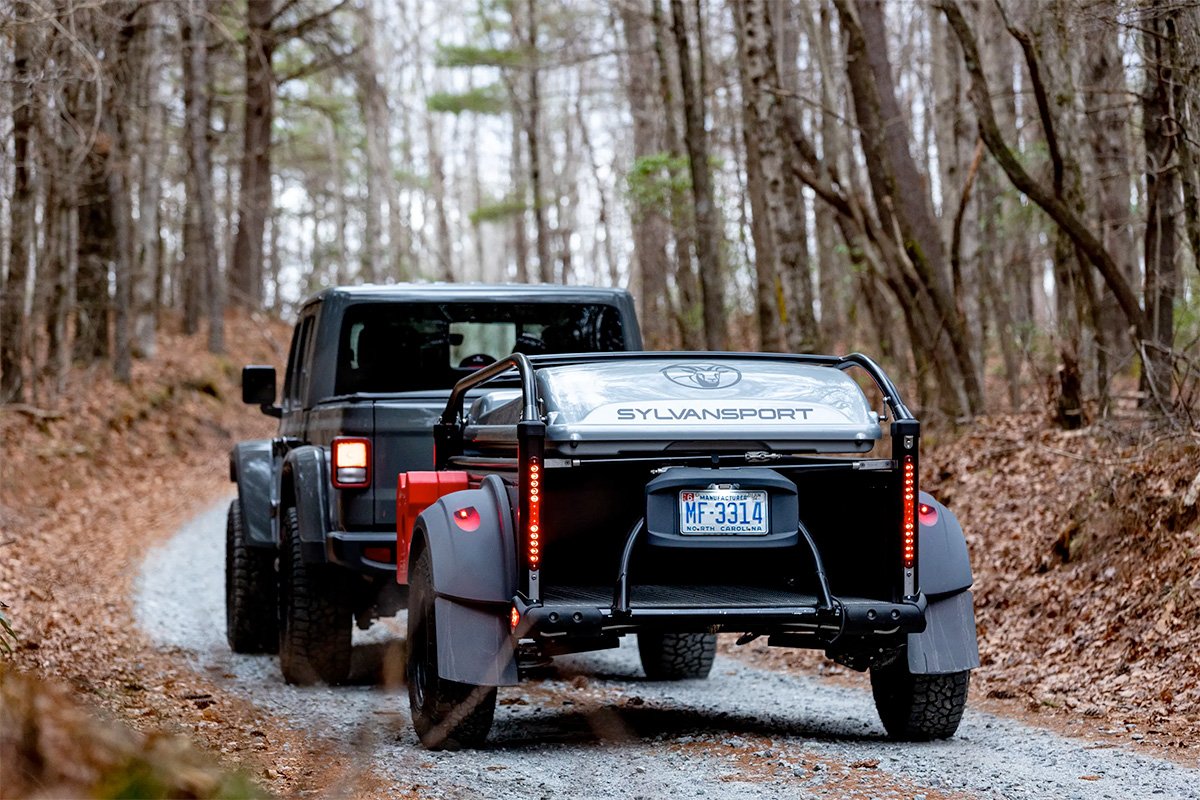 SylvanSport GOAT Trailer Size