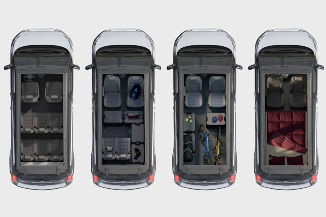 Modular Rv Pods Modular mini-camper transforms from 8-seat MPV to RV with stackable pods
