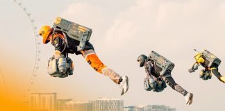 Gravity Industries World First Jet Suit Race Dubai