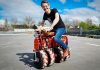 James Bruton Omnidirectional Self-balancing Screw Bike