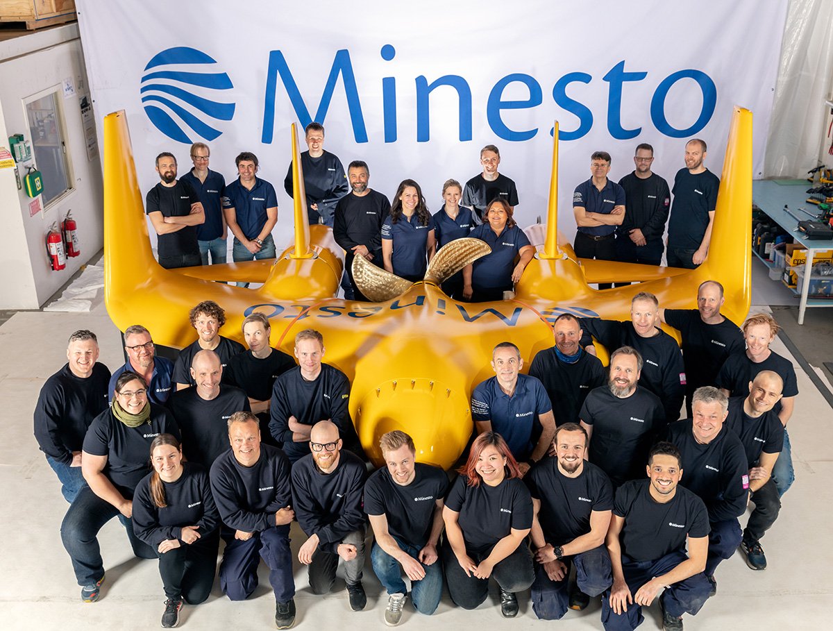 Minesto Dragon 12 Tidal Kite Team