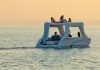 Portless Inflatable Electric Trimaran DeLuxe II