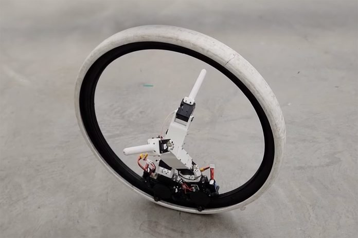 Ringbot Monocycle Robot with Legs