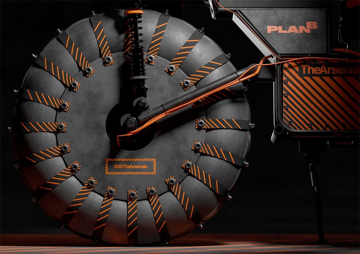 The Arsenale Plan B Motorbike Balloon Tire