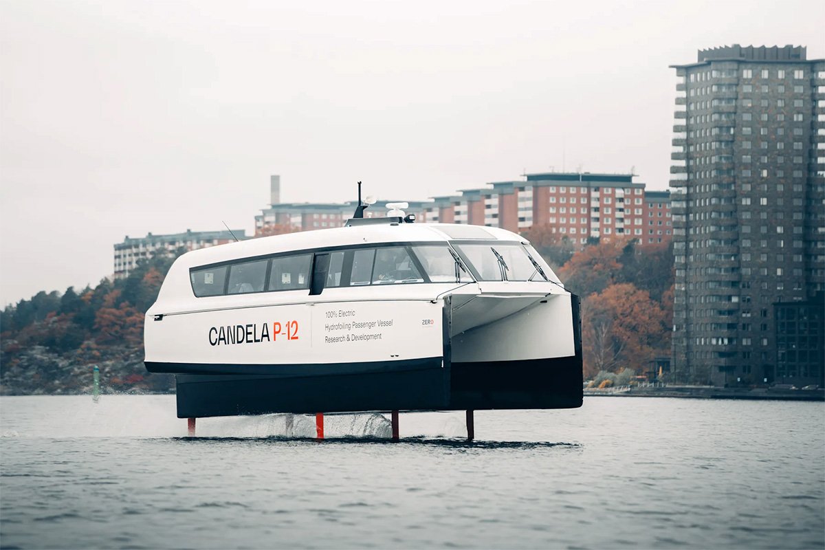 Candela P-12 Electric Hydrofoil Passenger Ship Travel Time