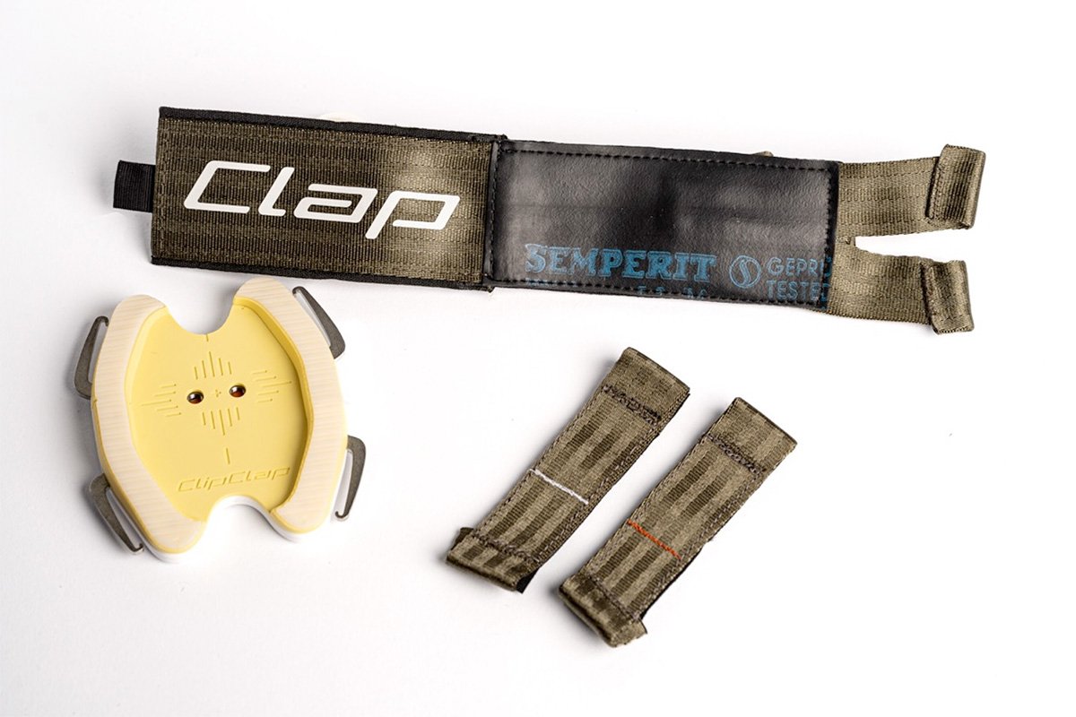 ClipClap Wearable Pedal Adapter Components