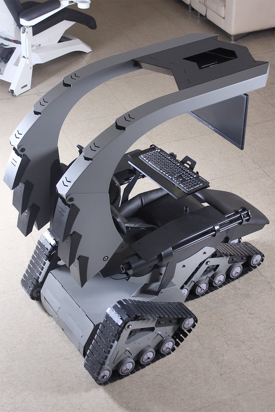 Cluvens J20 Gatling Workstation Aerial View
