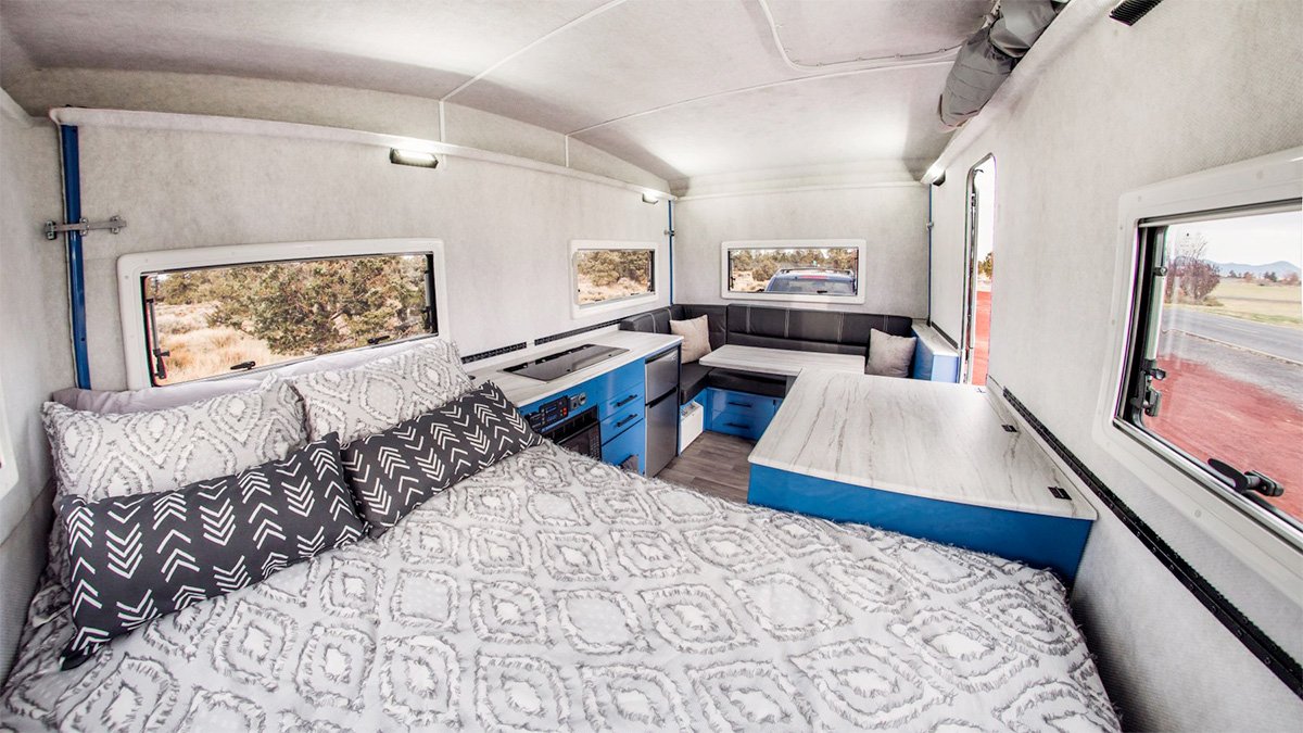 Cube Series Pop-up Camper Trailer Interior