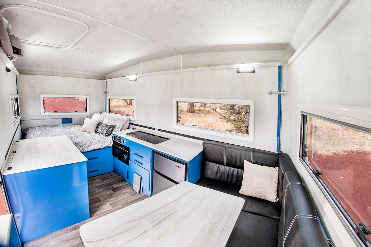 Cube Series Pop-up Camper Trailer Interior