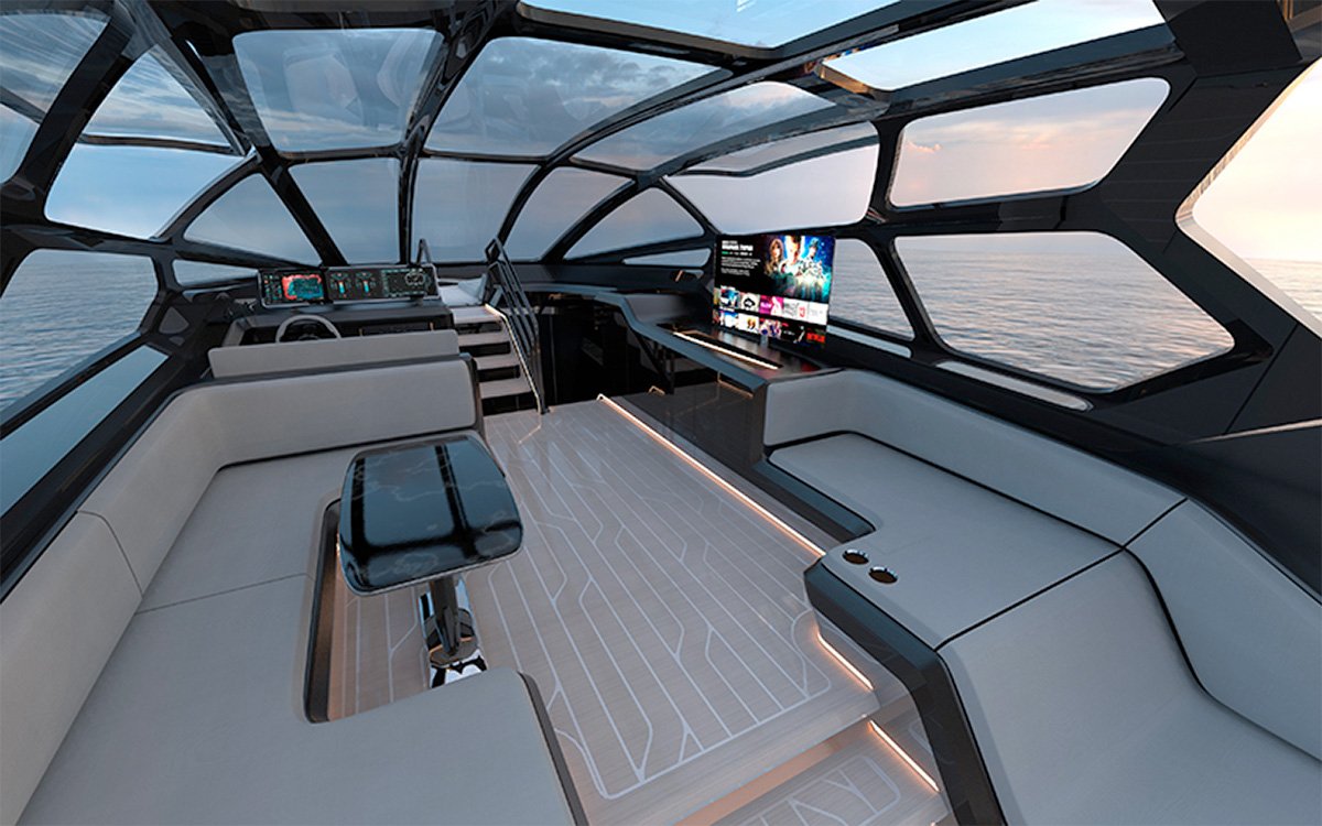 Enata Mirarri Luxury Yacht Interior Seating