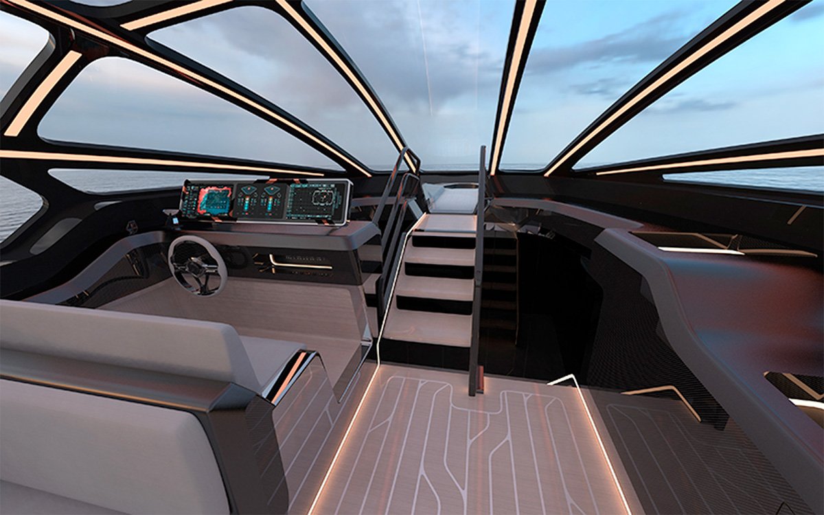Enata Mirarri Luxury Yacht Pilot Control Area