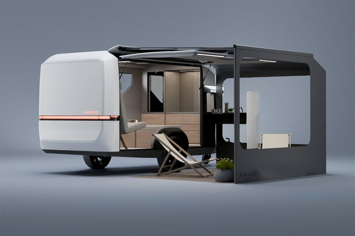 Karoo Adventure Camping Trailer Setup