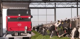 Lely Exos Autonomous Fresh Grass Harvester Feeder