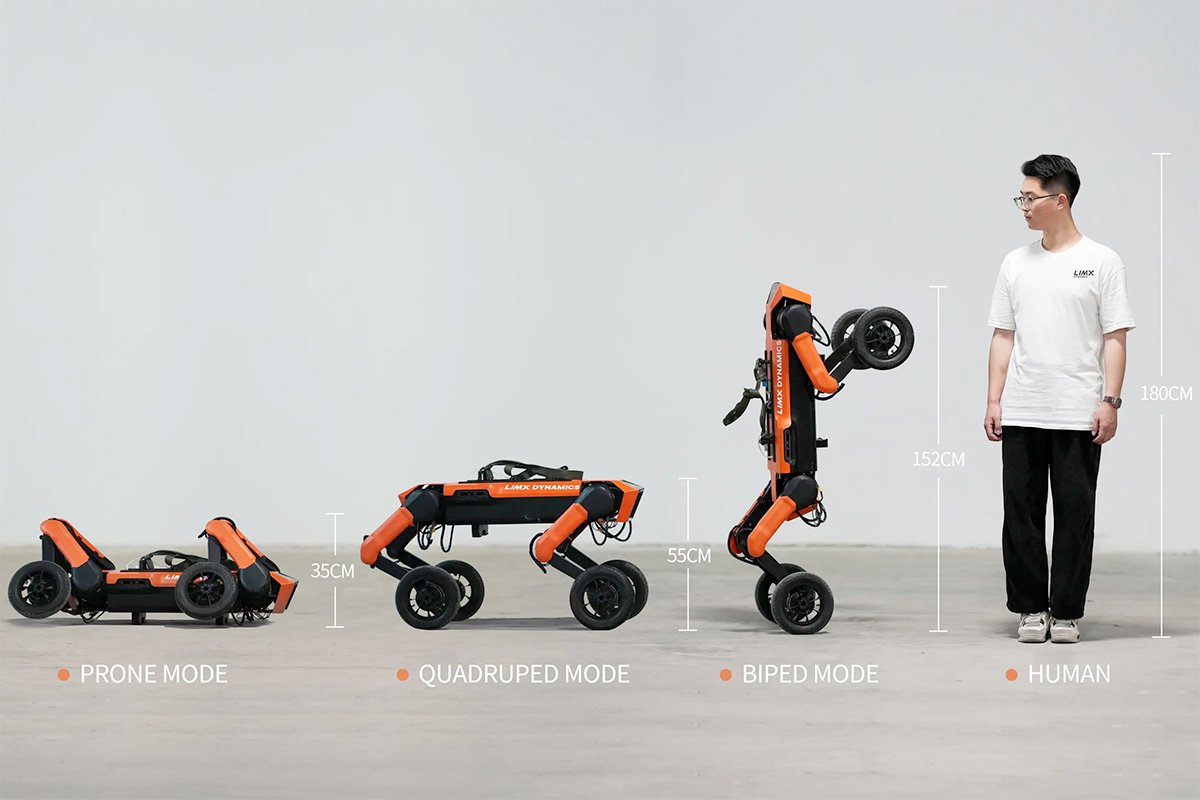 LimX Dynamics W1 Quadruped Robot Modes