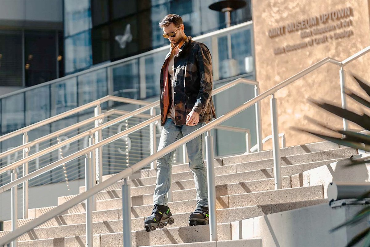 Moonwalkers Speed Walk Robotic Shoes Stairs