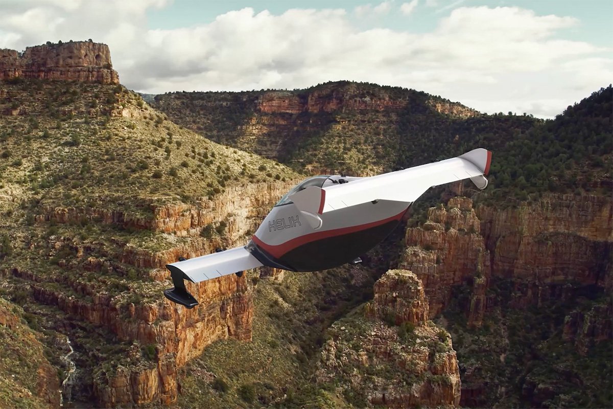 Pivotal Helix eVTOL In Flight
