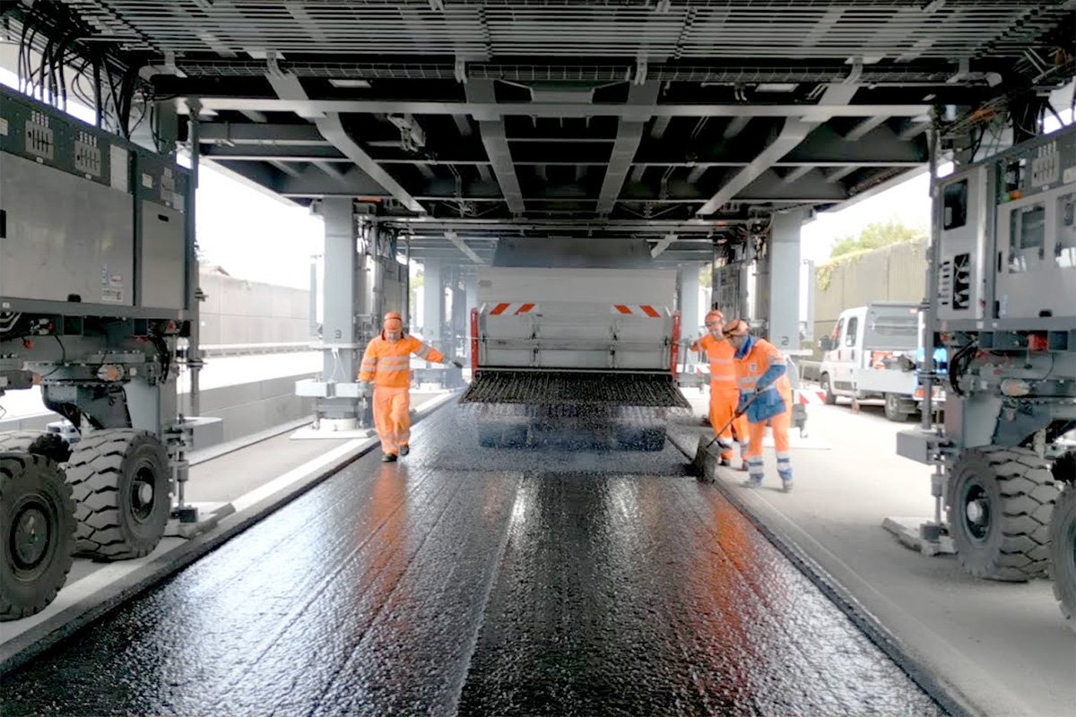 ASTRA Bridge Roadwork Underneath