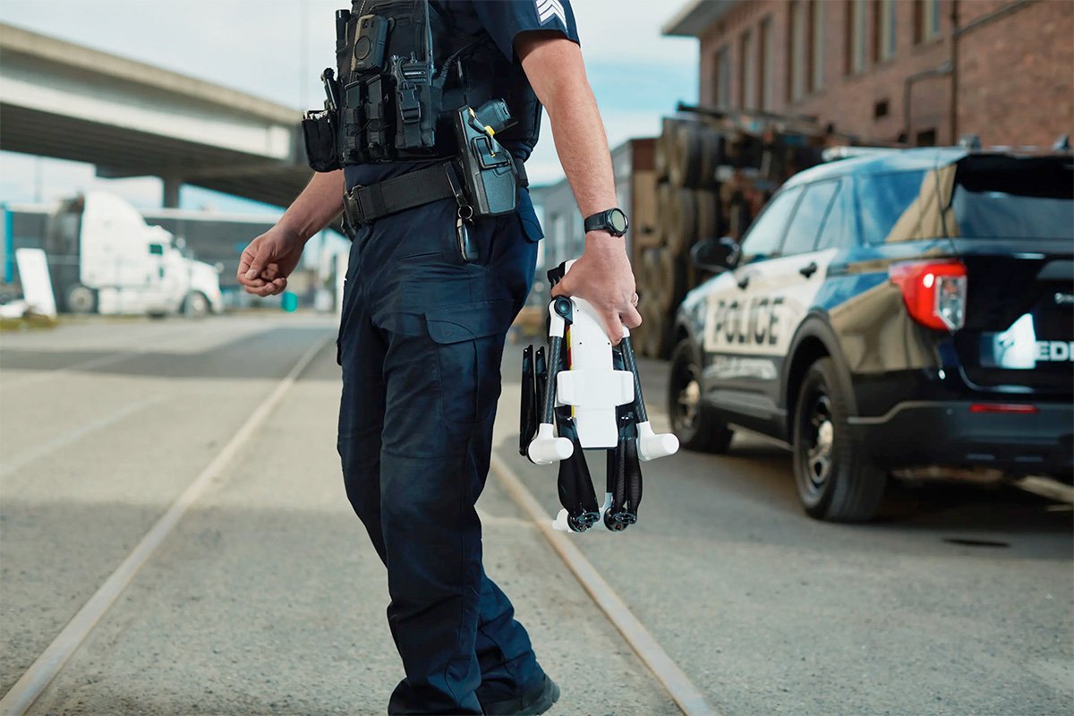 Brinc Responder Drone Folds Down