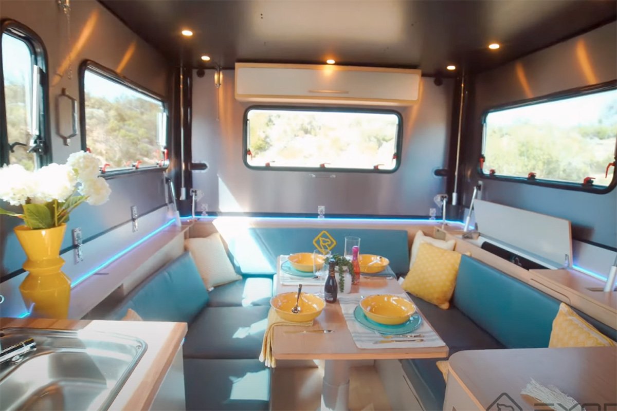 Exodus Capax Pop-up Camper Dining Lounge
