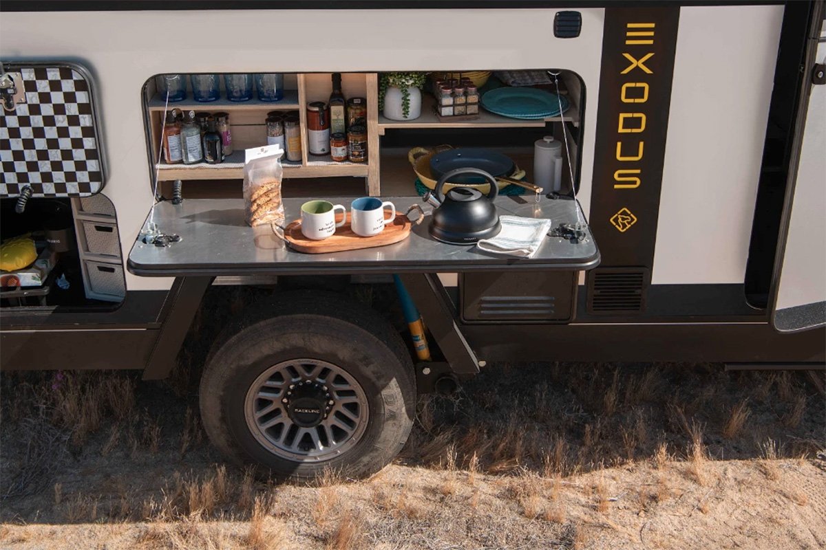 Exodus Capax Pop-up Camper Pantry Hatch