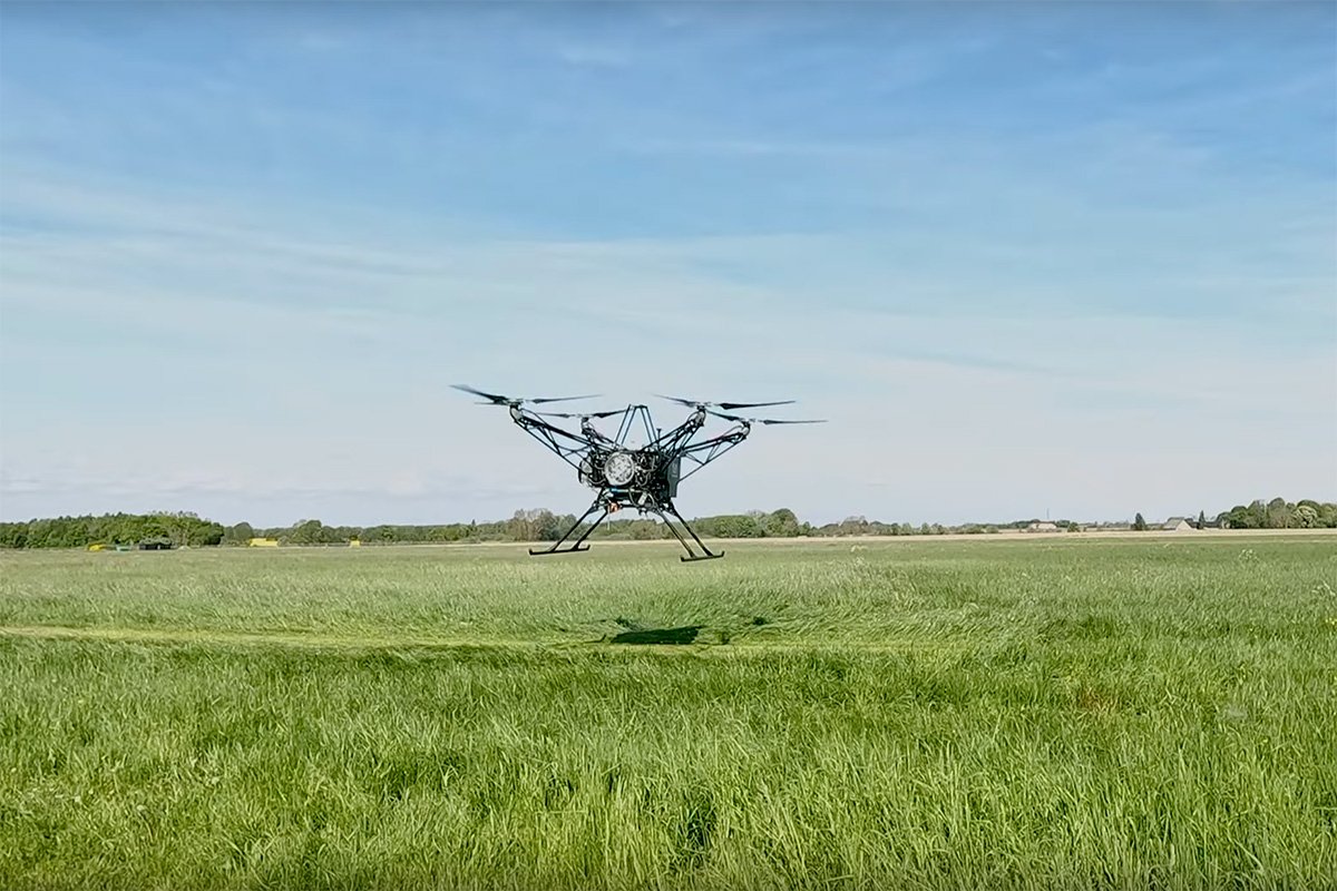 Flowcopter FC100 Heavylift Cargo Drone Take-off