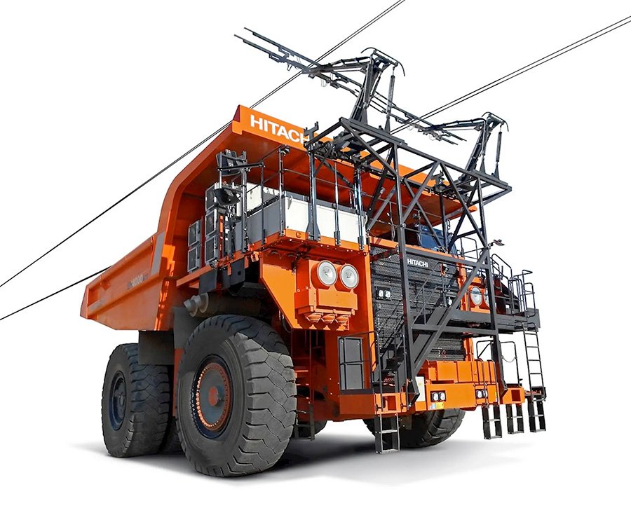 Hitachi Ultra-large Battery Dump Truck Trolley System