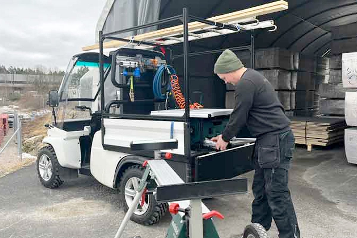 Paxster Utility eCompact Vehicle FlexiRack PRO
