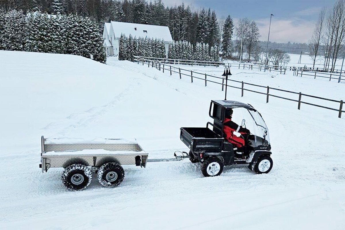 Paxster Utility eCompact Vehicle Winter-Ready