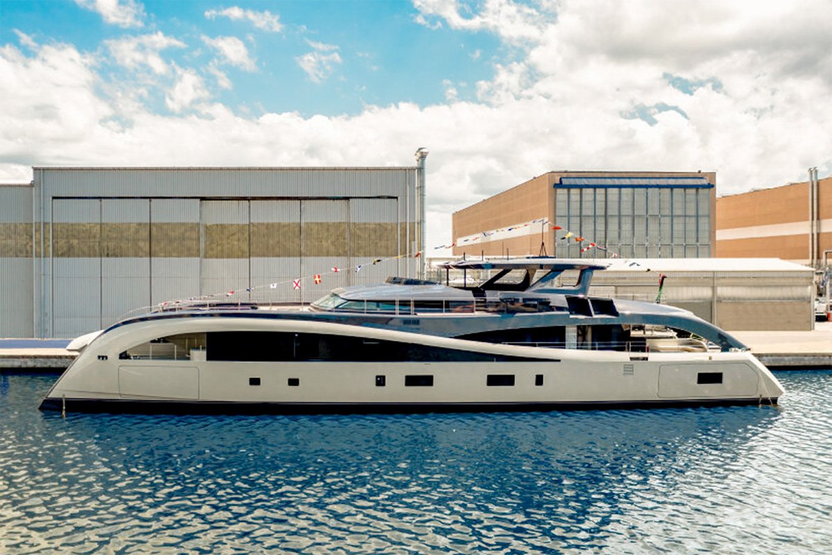 Rossinavi M/Y Seawolf X AI Catamaran Collab
