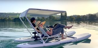 Supmaran Boat Two Stand-up Paddleboards
