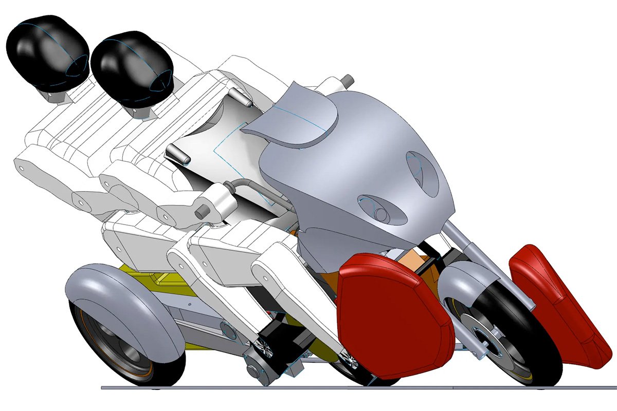 Tilting Kairos EV Riding Position