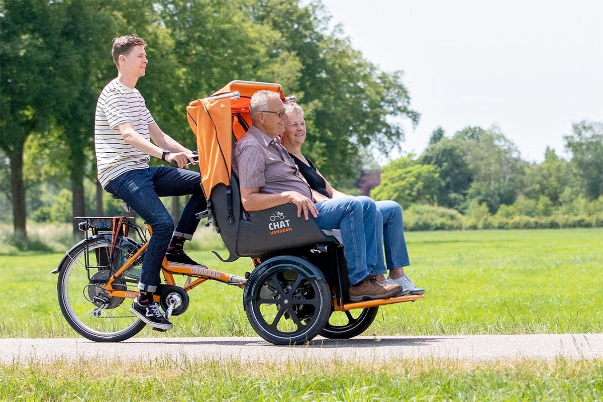 Van Raam Chat Rickshaw Bike Ride Together