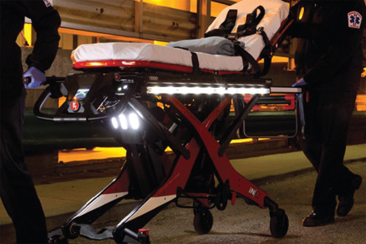 iNX Integrated Patient Transport and Loading System Lighting