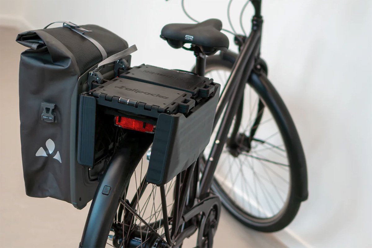 Allpacka One Origami Bike Rack Hang Panniers