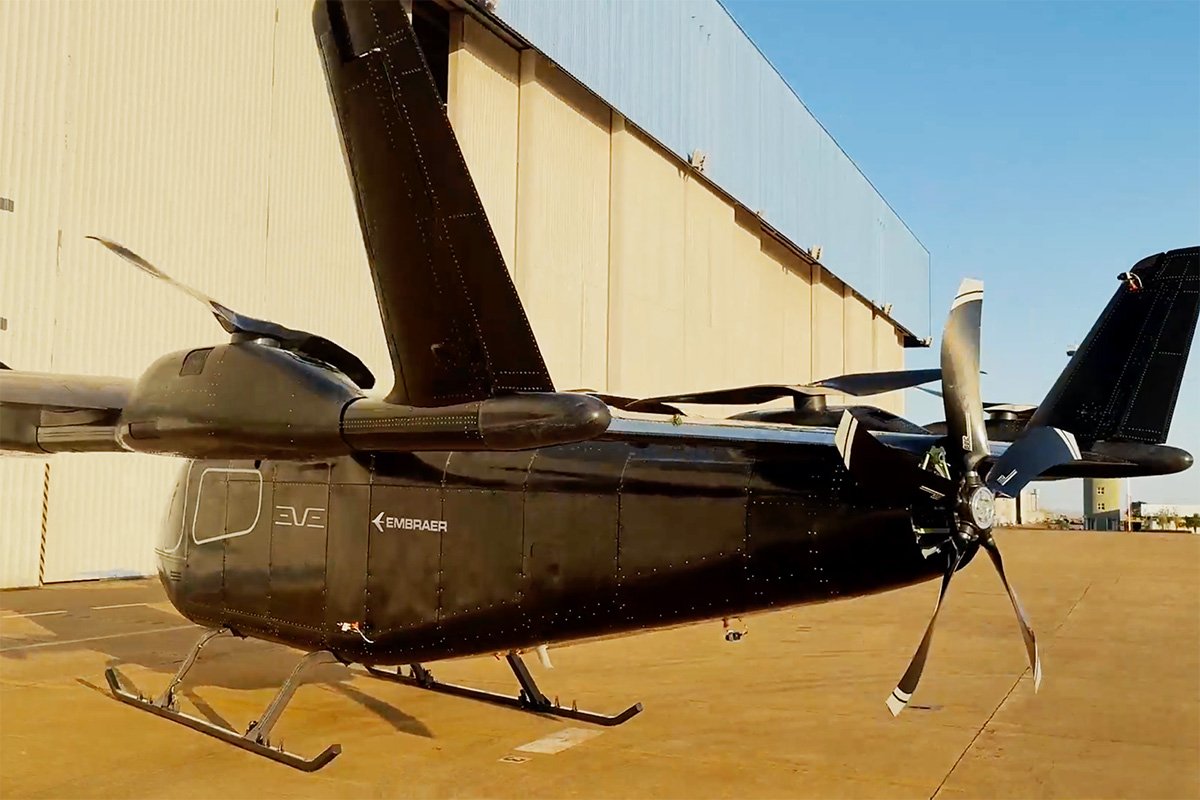 Eve Air Mobility eVTOL Air Taxi Rear Propeller