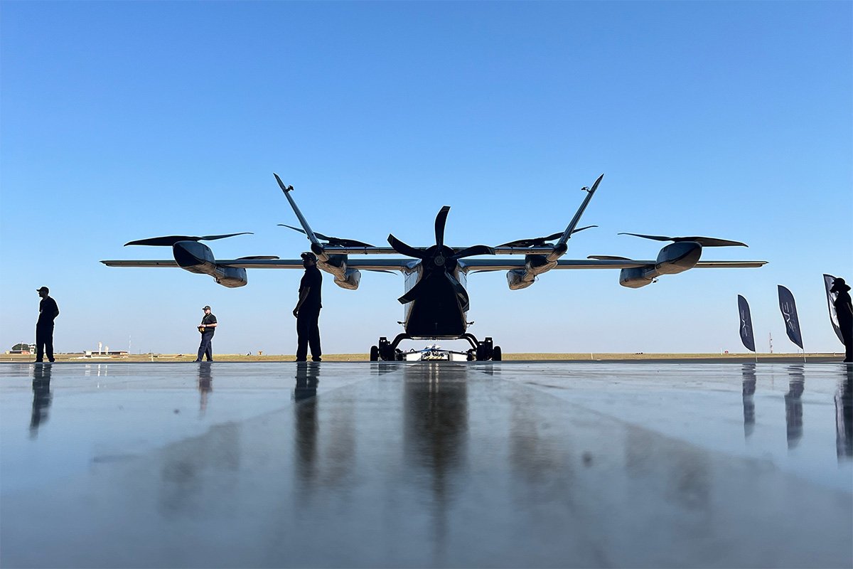 Eve Air Mobility eVTOL Air Taxi Rear