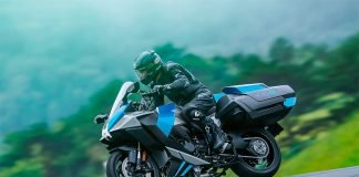 Hydrogen-powered Kawasaki Ninja H2