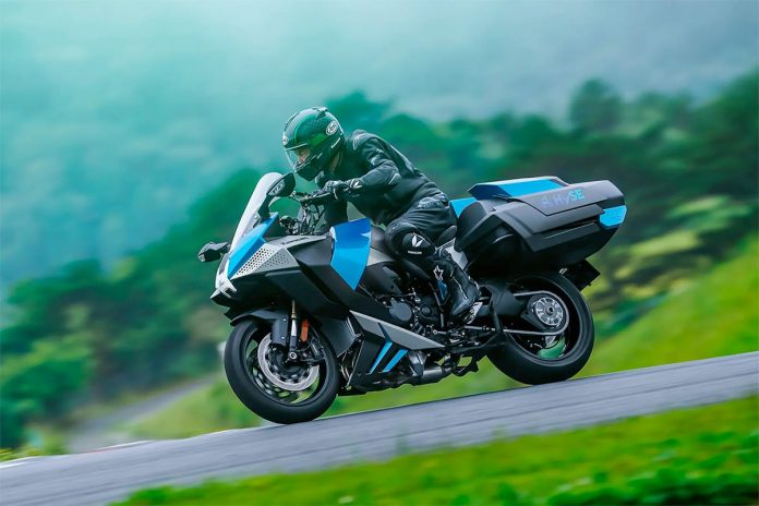 Hydrogen-powered Kawasaki Ninja H2