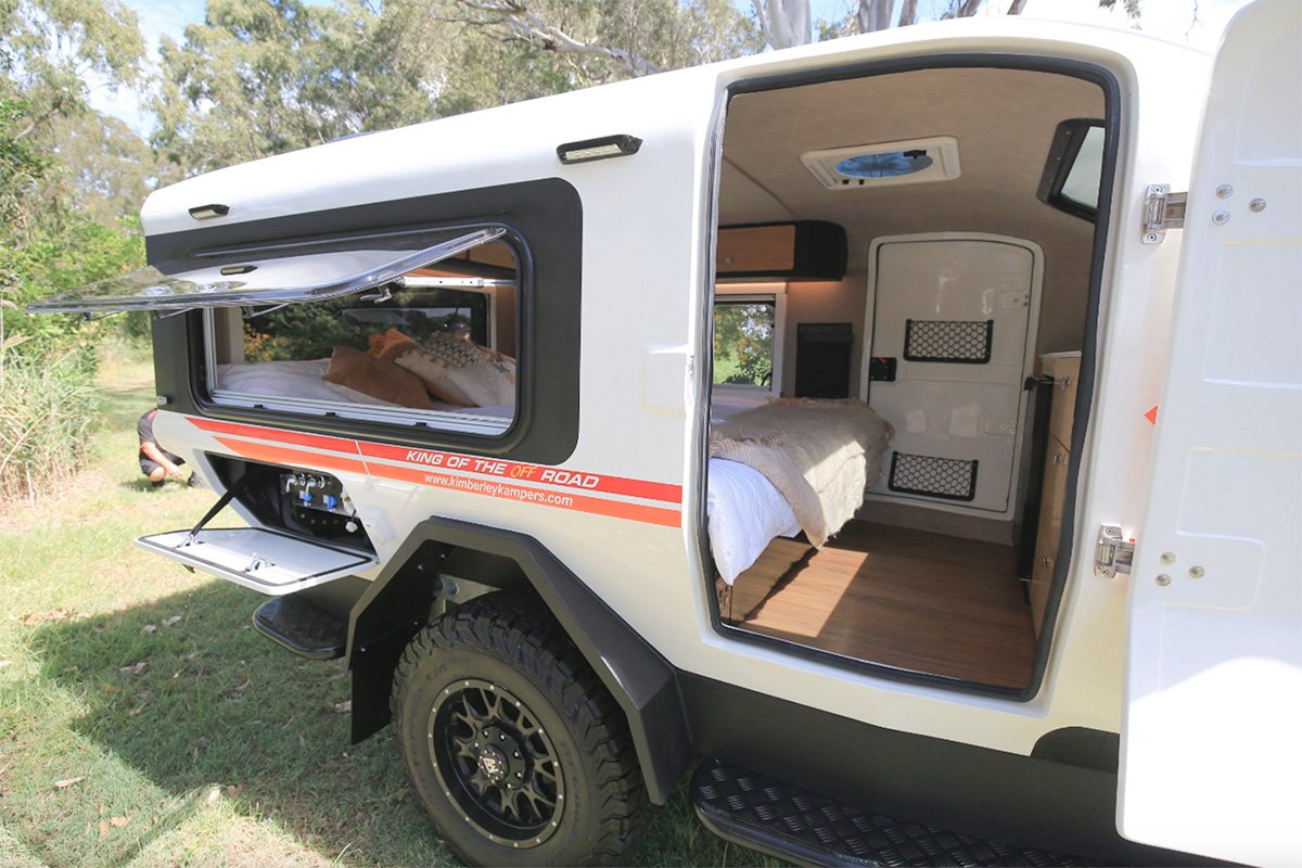 Kimberley Kube Teardrop Camper Trailer Entryway