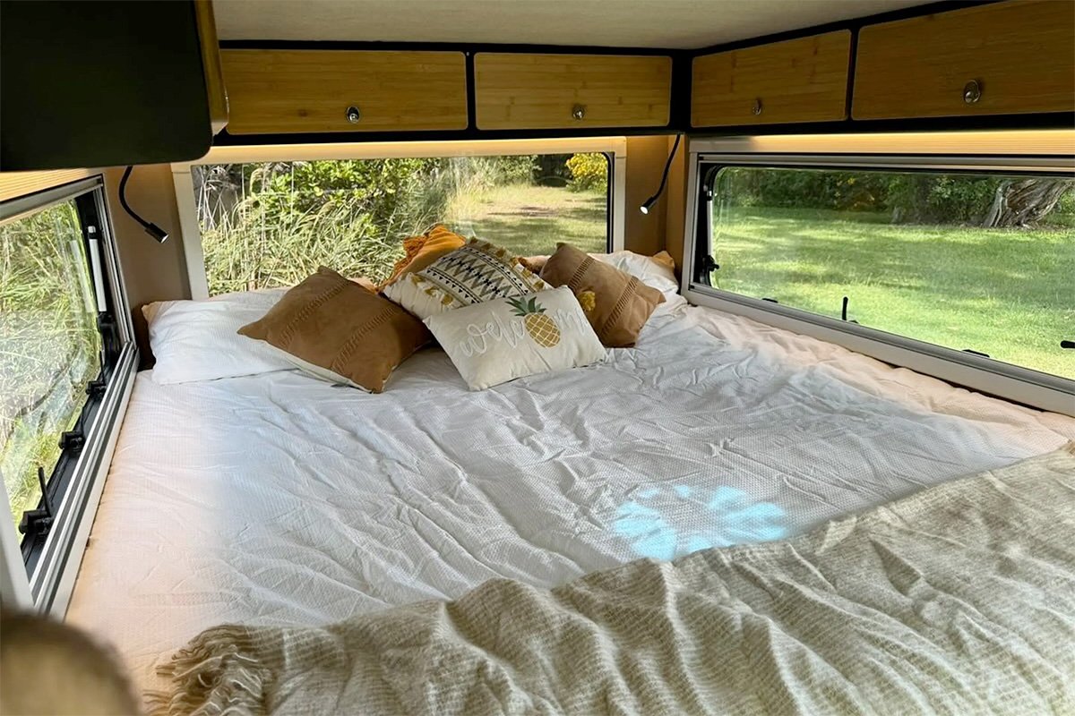 Kimberley Kube Teardrop Camper Trailer King Bedroom