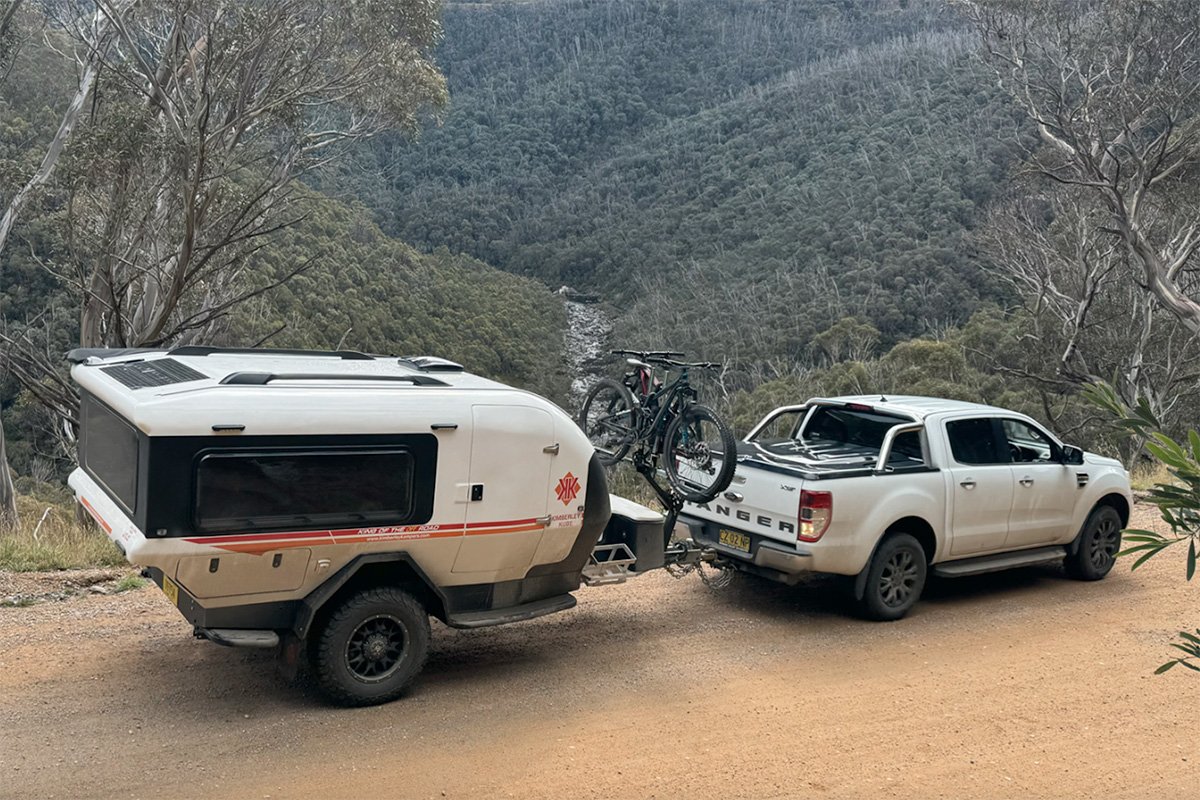 Kimberley Kube Teardrop Camper Trailer Towing